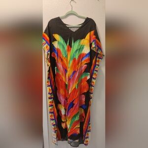 🆕 Vibrant Multicolor Kaftan Dress